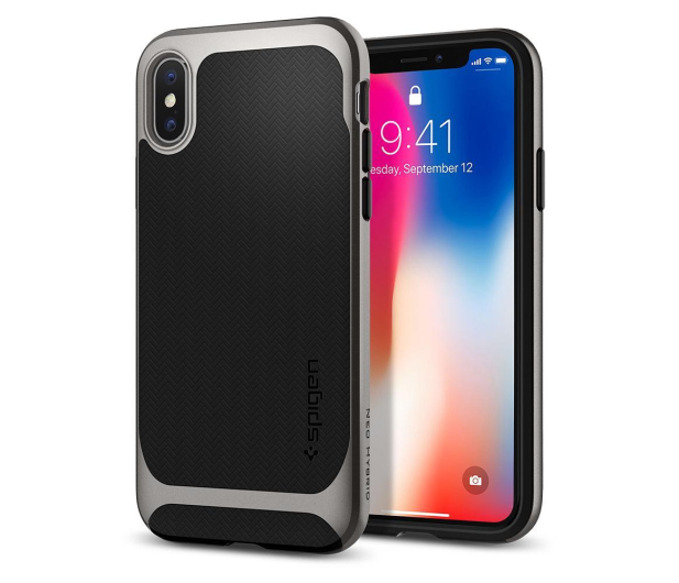 Etui Neo Hybrid do iPhone X szare - 390476 - zdjęcie